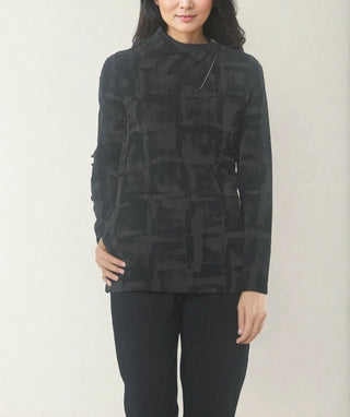 The Lodz Cowl-Neck Top