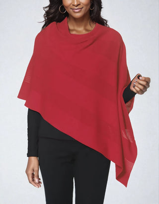 The Belle Duel-Textured Poncho