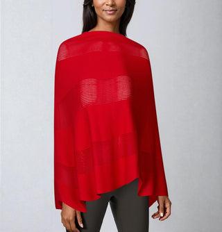The Belle Duel-Textured Poncho