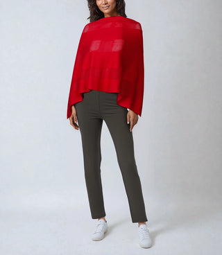 The Belle Duel-Textured Poncho