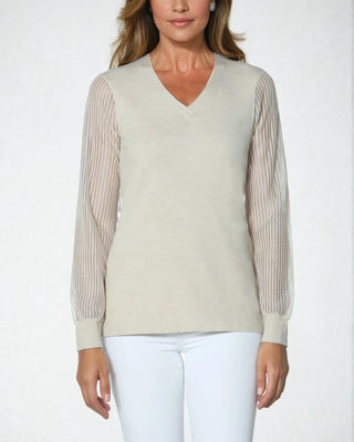 The Almería Sheer Sleeve Top