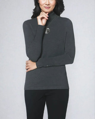 The Dusk Buttoned Cuff Turtleneck