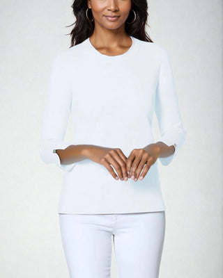 The Bari Slit Cuff Top