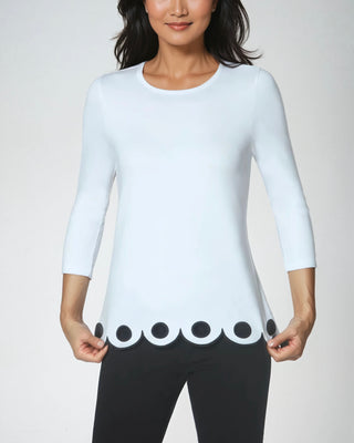 The Santorini Scalloped Top