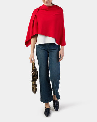 The Luzern Side-Button Poncho