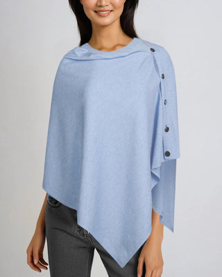 The Luzern Side-Button Poncho