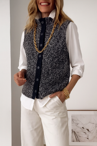 The St. Moritz Funnel Neck Vest