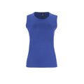 Streamlined sleeveless crew neck knit shell sweater top designed for easy layering and everyday wear