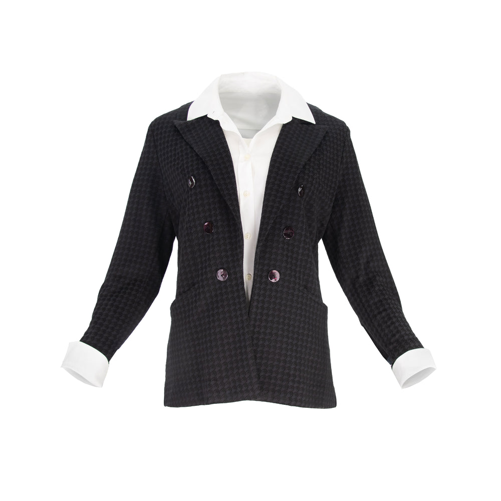 The Classic Houndstooth Jacket