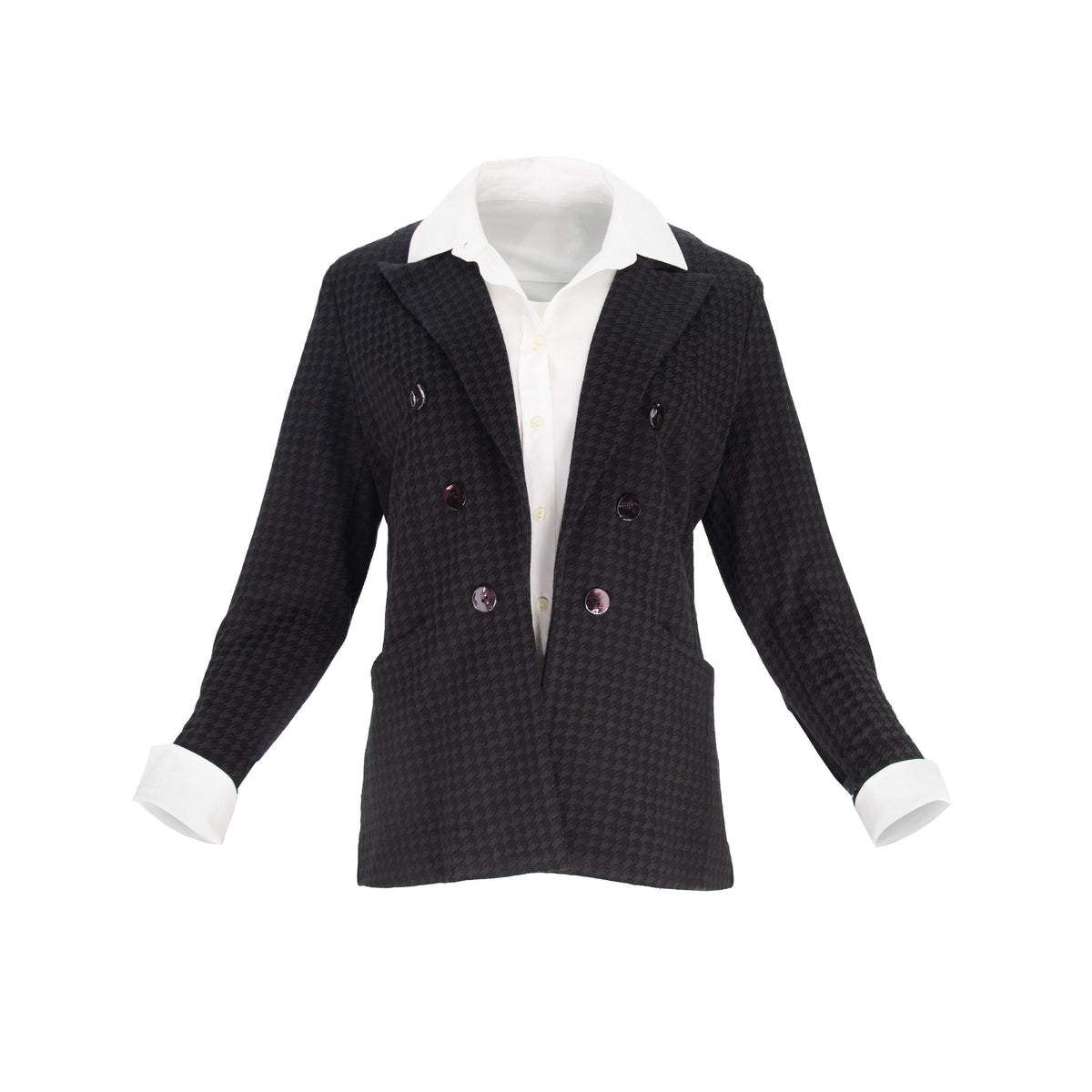 The Classic Houndstooth Jacket