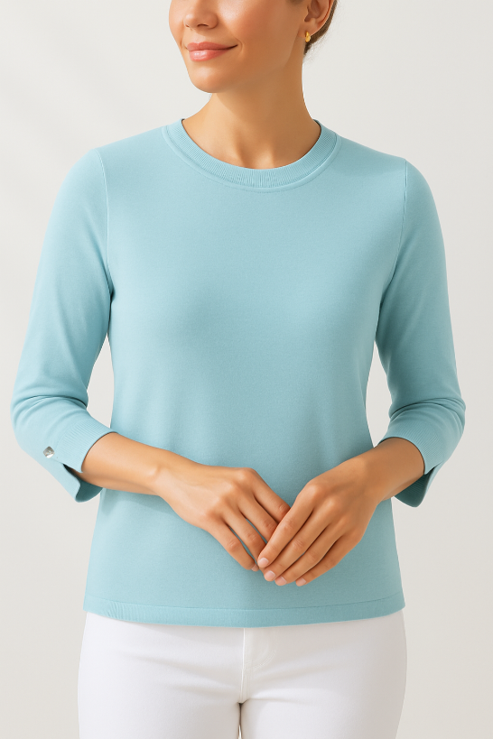 The Bari 3/4 Sleeve Top