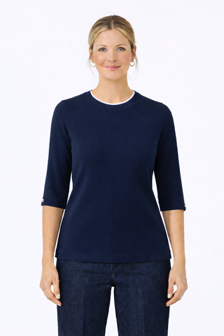 The Bari 3/4 Sleeve Top