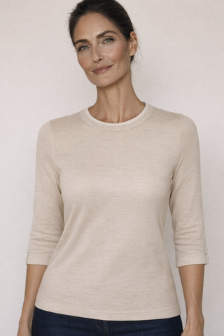The Bari 3/4 Sleeve Top