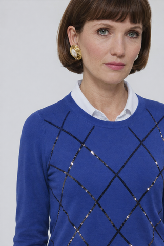 The Mayfair Argyle Sweater