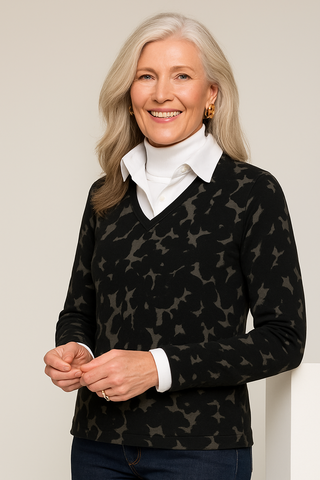 The Cuba Camo V-Neck