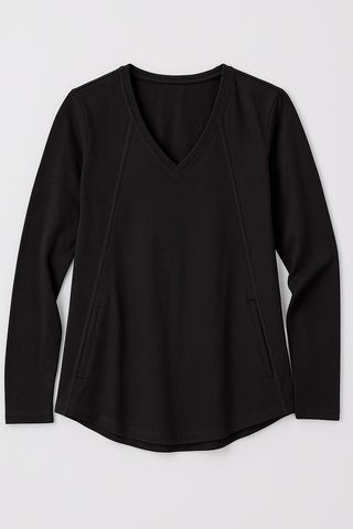 The Eastport Overlock Top