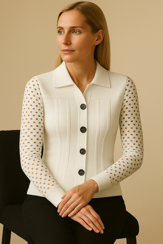 The Málaga Eyelet Sleeve Jacket