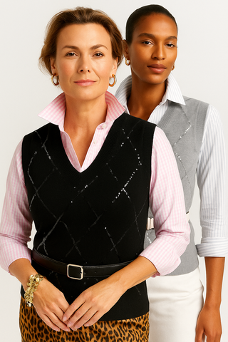 The Chelsea Argyle Sweater Vest