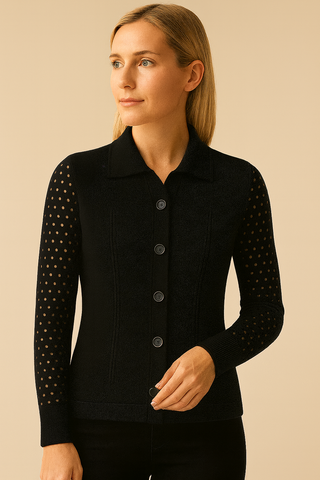 The Málaga Eyelet Sleeve Jacket