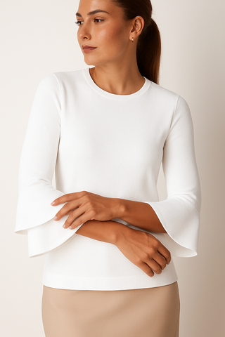 The Sola Flounce Sleeve Top