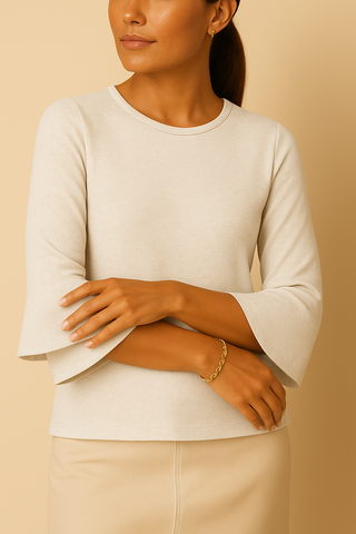 The Sola Flounce Sleeve Top