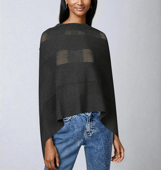 The Belle Duel-Textured Poncho