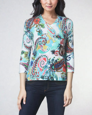 The Montreux Paisley Top
