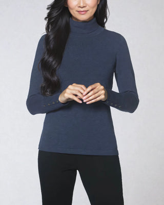The Dusk Buttoned Cuff Turtleneck