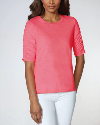 The Isla Ruched Sleeve Top