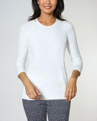 The Ischia Floral Beaded Top