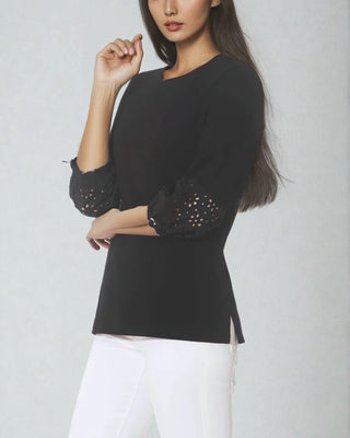 The Camellia Eyelet Top