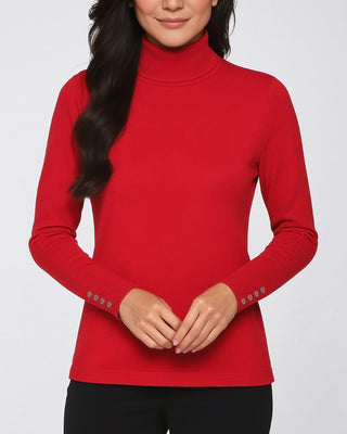The Dusk Buttoned Cuff Turtleneck