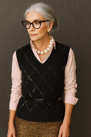 The Chelsea Argyle Sweater Vest