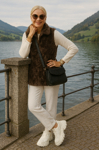 The Bern Faux Fur Vest