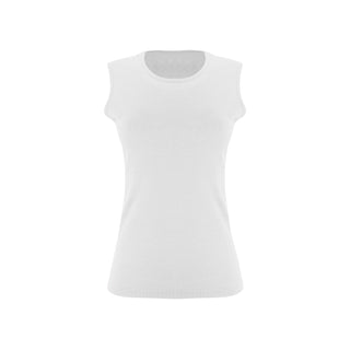 The Elevated Airsilk cotton silk sleeveless crew neck shell sweater with streamlined fit and clean armhole finish