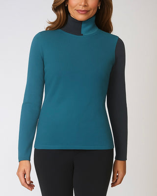 The Stockholm Colorblock Turtleneck