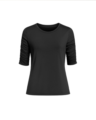 The Isla Ruched Sleeve Top