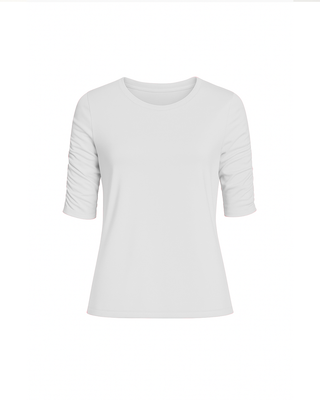 The Isla Ruched Sleeve Top