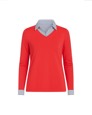 The Oxford Collared Top