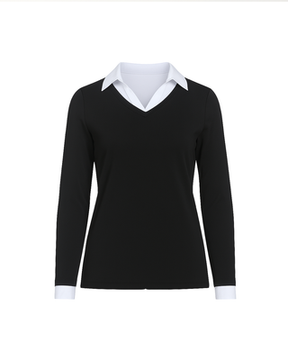 The Geneva Collared Top