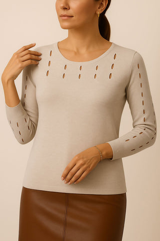 The Caserta 
Cut-out Top