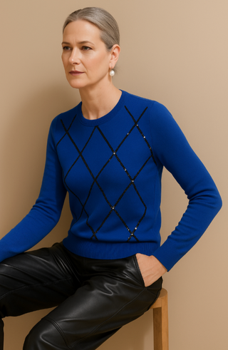 The Mayfair Argyle Sweater