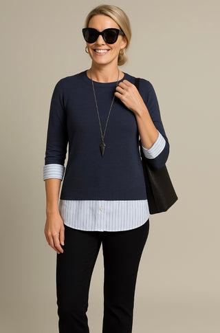 The Toulon Layered Sweater