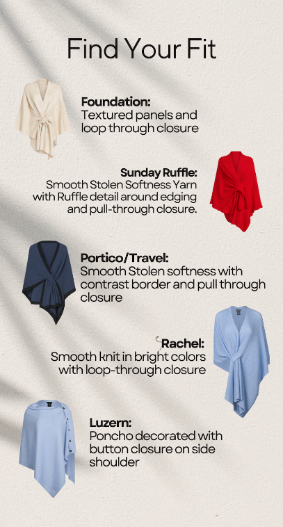 The Luzern Side-Button Poncho