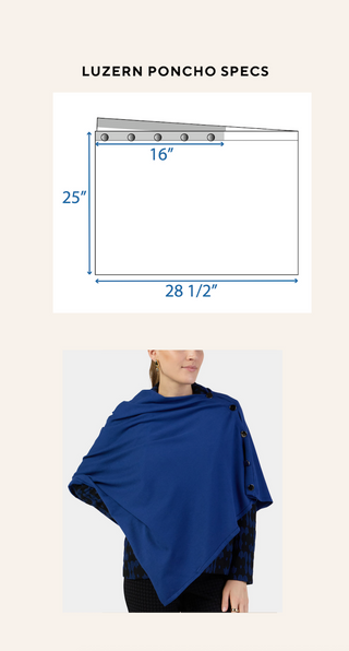 The Luzern Side-Button Poncho
