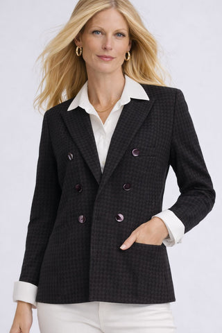 The Classic Houndstooth Jacket