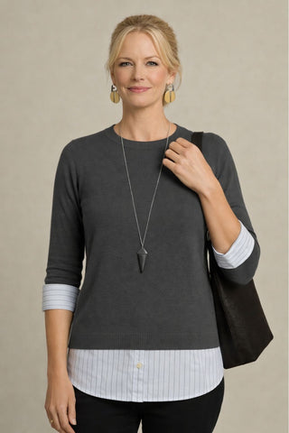 The Toulon Layered Sweater