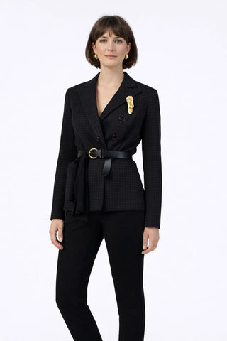 The Classic Houndstooth Jacket