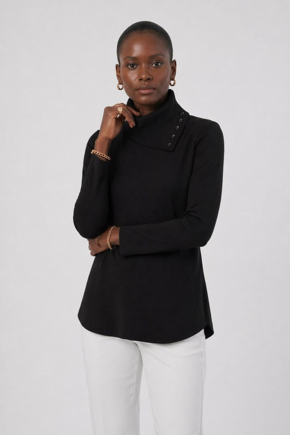 The Kinsale Fold-Over Turtleneck