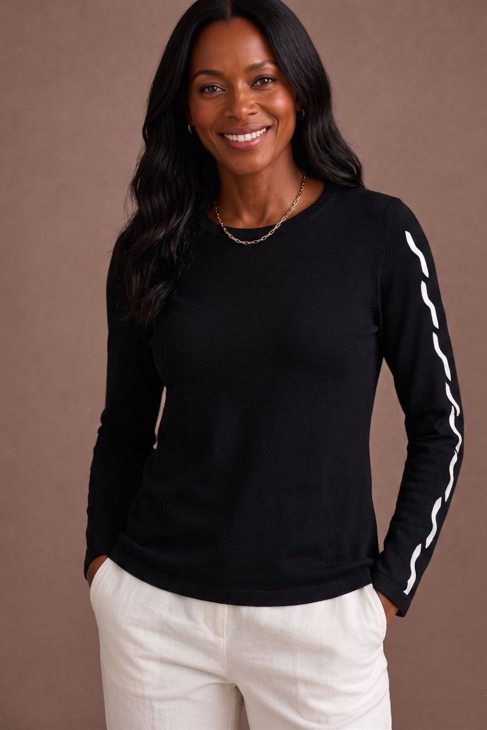 The Bergen Geometric Sleeve Tunic